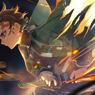 Tanjiro PC 4k wallpaper