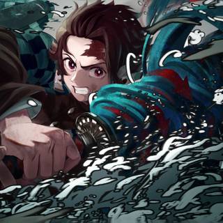 Tanjiro PC 4k wallpaper