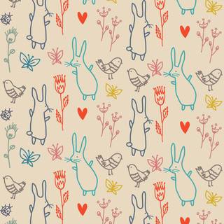 Summer neutral wallpaper