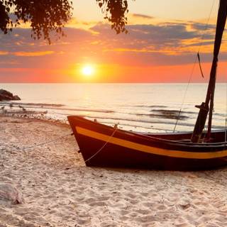 Summer sea road wallpaper