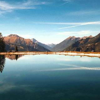 HD summer mountain lake wallpaper