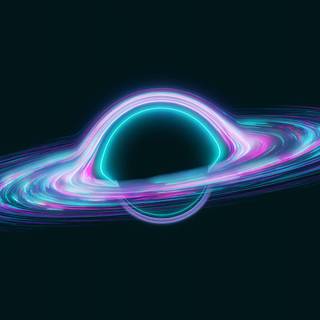 Dark neon desktop wallpaper
