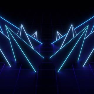 4k dark neon wallpaper