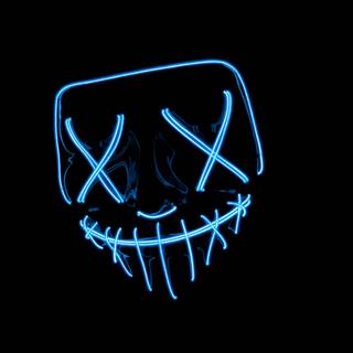 4k dark neon wallpaper