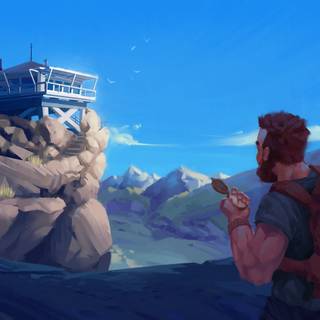 4k fire watch wallpaper