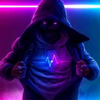 Neon phone 4k wallpaper