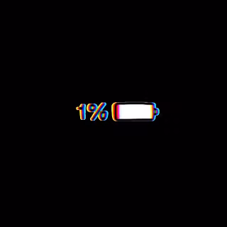 Dead battery wallpaper