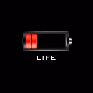 Dead battery wallpaper