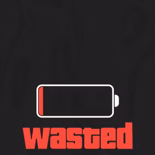 Dead battery wallpaper