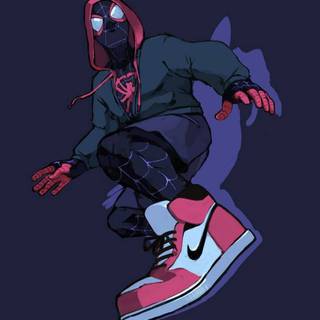 Miles Morales Jordan wallpaper
