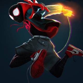 Miles Morales Jordan wallpaper