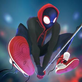 Miles Morales Jordan wallpaper