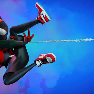 Miles Morales Jordan wallpaper