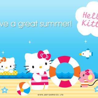 Summer Sanrio wallpaper