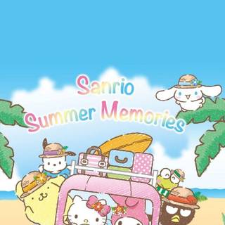 Summer Sanrio wallpaper