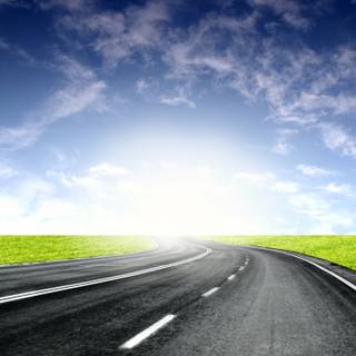 Road summer wallpaper