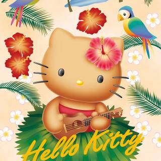 Summer Sanrio wallpaper