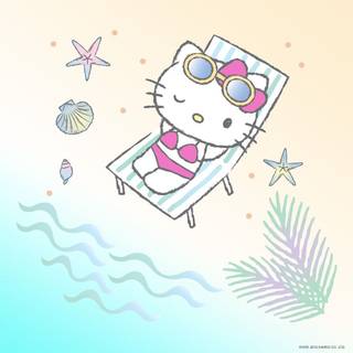 Summer Sanrio wallpaper