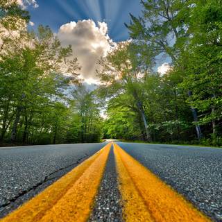 Road summer wallpaper