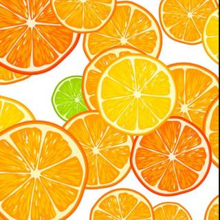 Summer orange wallpaper