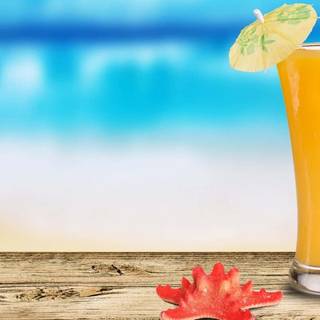 Summer orange wallpaper