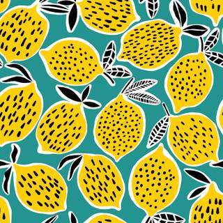 Summer lemon wallpaper