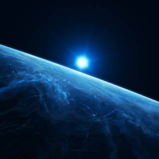 Blue 4k PC wallpaper