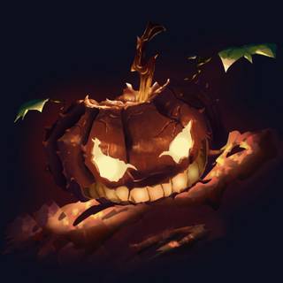 Halloween portrait wallpaper
