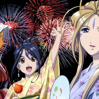 Oh My Goddess! wallpaper