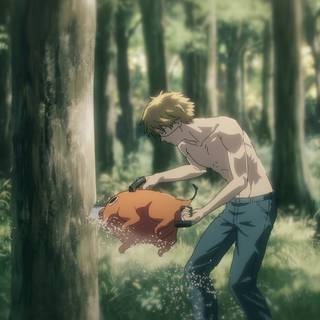 4k Chainsaw Man wallpaper