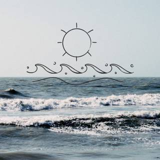 Boho summer wallpaper