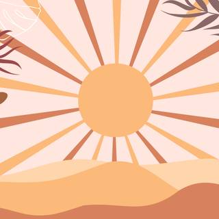 Boho summer wallpaper