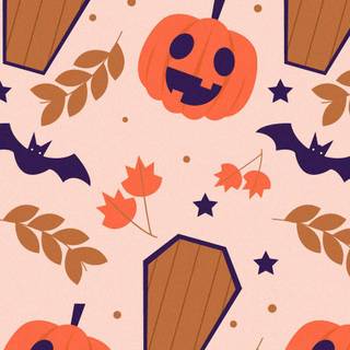 Halloween pastel wallpaper