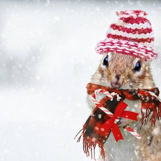 Cute squirrel wallpaper