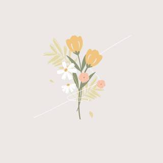 Minimal spring wallpaper
