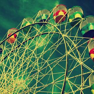 Summer retro wallpaper