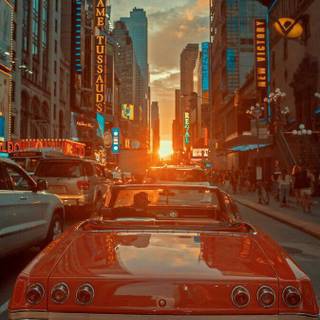 Summer retro wallpaper