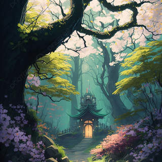 Fantasy spring wallpaper