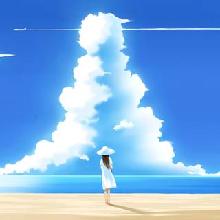 Summer illustration wallpaper