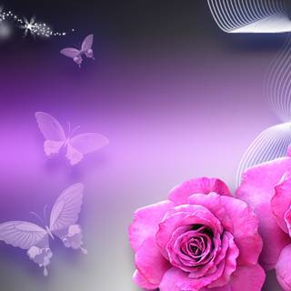 Purple summer wallpaper