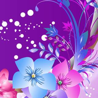 Purple summer wallpaper