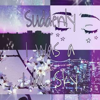 Purple summer wallpaper