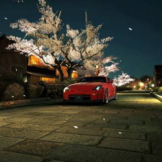 Spring street wallpaper