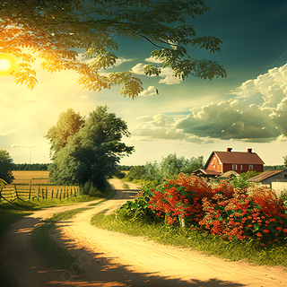 Summer country wallpaper