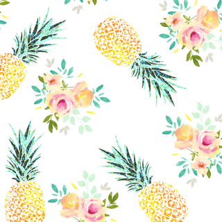 Summer pineapple wallpaper