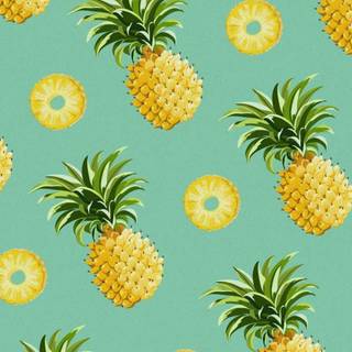 Summer pineapple wallpaper