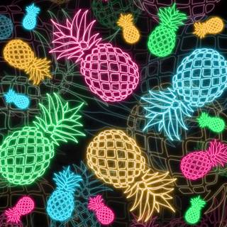 Neon summer wallpaper