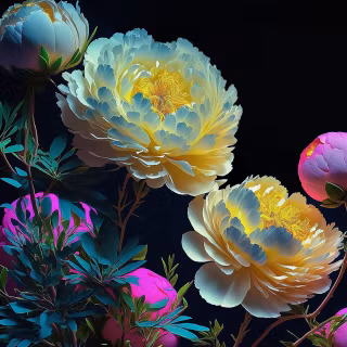 Neon summer wallpaper