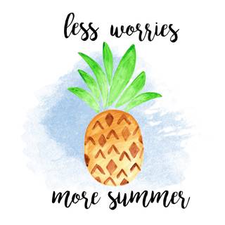 Summer pineapple wallpaper