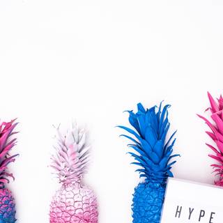 Summer pineapple wallpaper